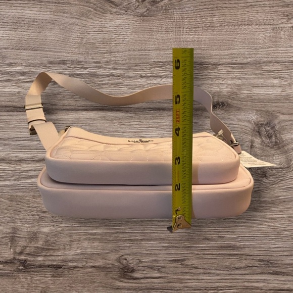 KATE SPADE DUET SPADE FLOWER QUILTED NYLON CROSSBODY - Picture 6 of 8